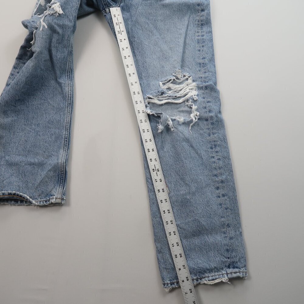 AGOLDE 90's Mid‎ Rise Loose Fit Jeans in Streamline Size 27 - Picture 9 of 12